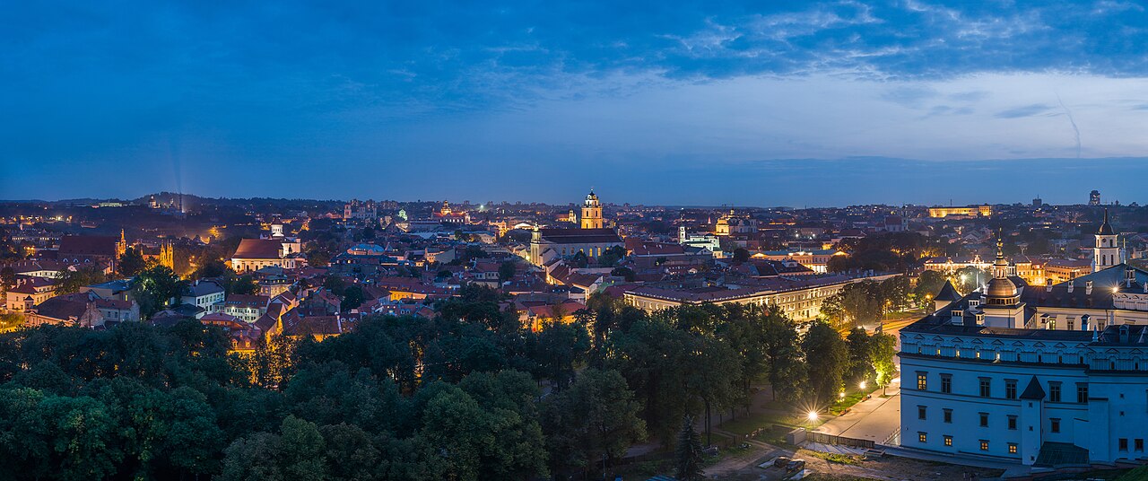 Vilnius Old Town skyline — temporary hero photo placeholder